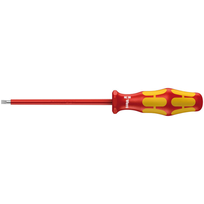 Wera 160 i VDE Insulated screwdriver for slotted screws, 0.6 x 3.5 x 100 mm