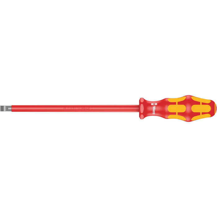 Wera 160 i VDE Insulated screwdriver for slotted screws, 1.6 x 8 x 200 mm