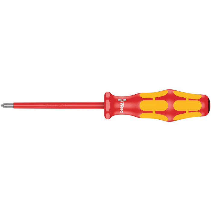 Wera 165 i PZ VDE Insulated screwdriver for Pozidriv screws, PZ 0 x 80 mm