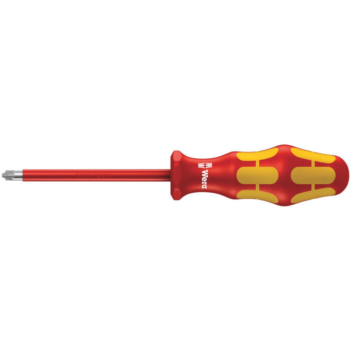 Wera 165 i PZ/S VDE Insulated screwdriver for PlusMinus screws (Pozidriv/slotted), # 2 x