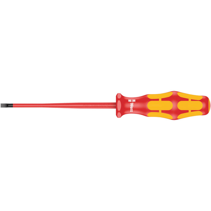 Wera 160 iS VDE Insulated screwdriver with reduced blade diameter for slotted screws,