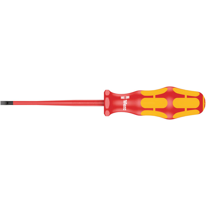 Wera 160 iS VDE Insulated screwdriver with reduced blade diameter for slotted screws,