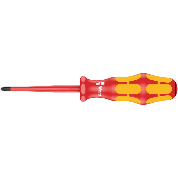 Wera 165 iS PZ VDE Insulated screwdriver with reduced blade diameter for Pozidriv