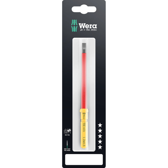 Wera Kraftform Kompakt VDE 60 i Take it easy SB, 1.2 x 6.5 x 157 mm