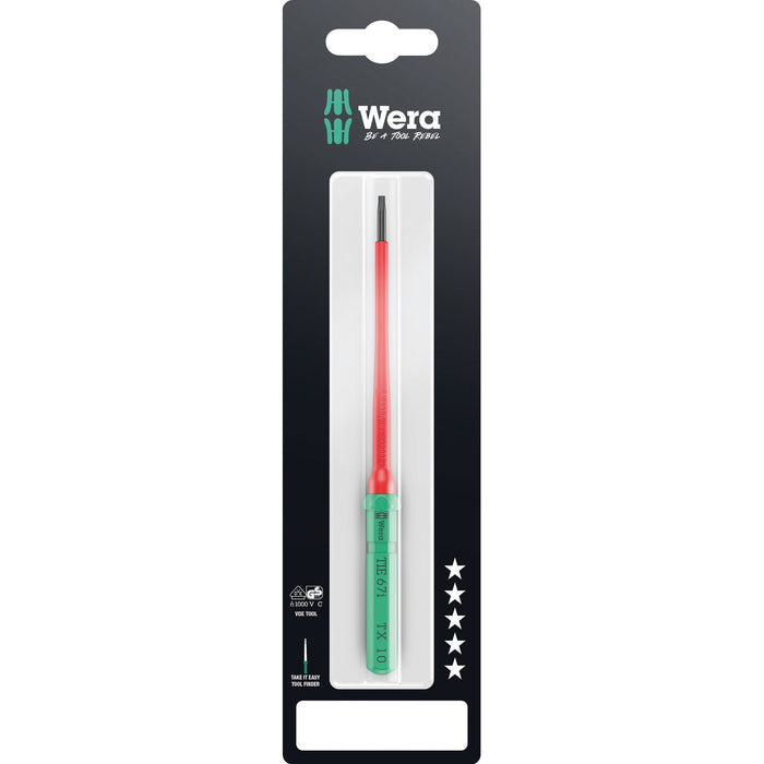 Wera Kraftform Kompakt VDE 67 i TORX® Take it easy SB, TX 10 x 157 mm