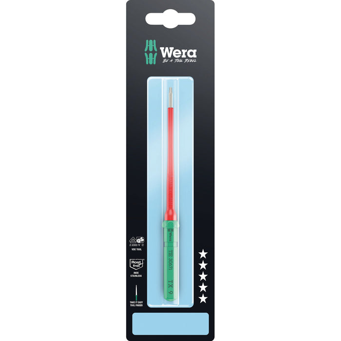 Wera Kraftform Kompakt VDE 3067 i TORX® Take it easy SB, stainless steel, TX 9 x 157
