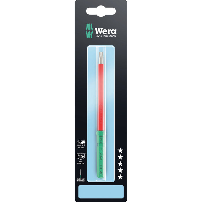 Wera Kraftform Kompakt VDE 3067 i TORX® Take it easy SB, stainless steel, TX 30 x 157