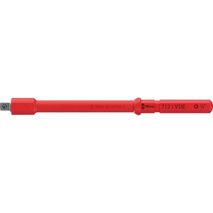 Wera Kraftform Kompakt A VDE 712 i Adapter blade, insulated, for 1/4" sockets, 1/4" x