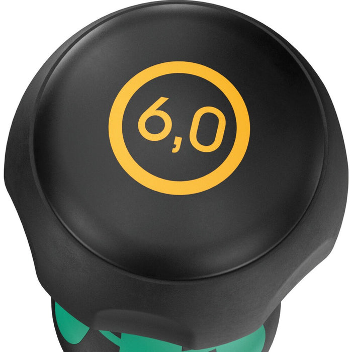 Wera 1834 Kraftform Ball-Grip Slotted screwdriver - workshop blade, 1 x 6 x 150 mm