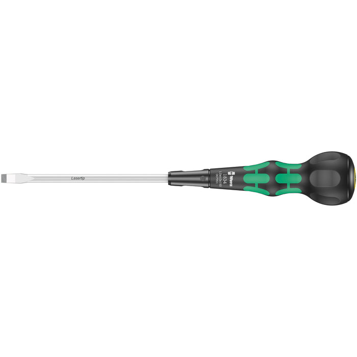 Wera 1834 Kraftform Ball-Grip Slotted screwdriver - workshop blade, 1 x 6 x 150 mm