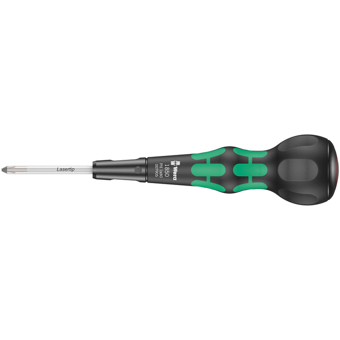 Wera 1850 PH Kraftform Ball-Grip Phillips-head screwdriver, PH 1 x 80 mm