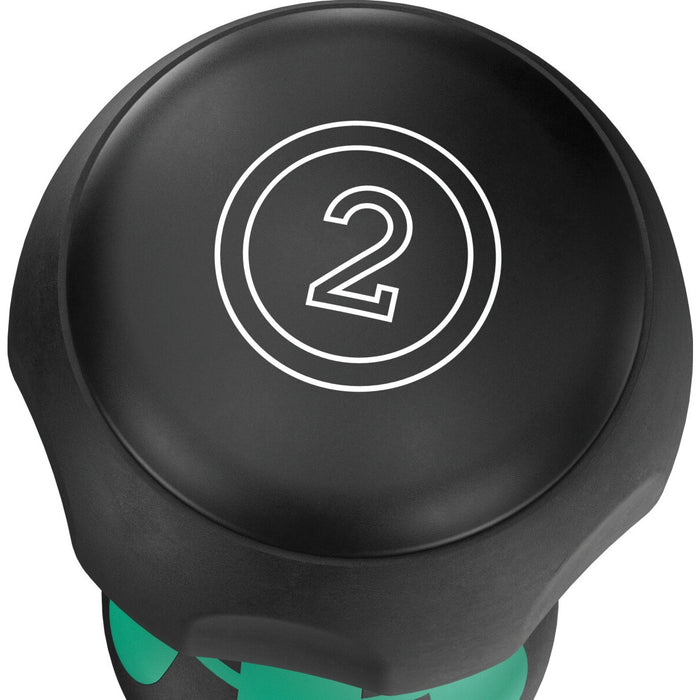 Wera 1855 PZ Kraftform Ball-Grip Pozidriv-head screwdriver, PZ 2 x 100 mm
