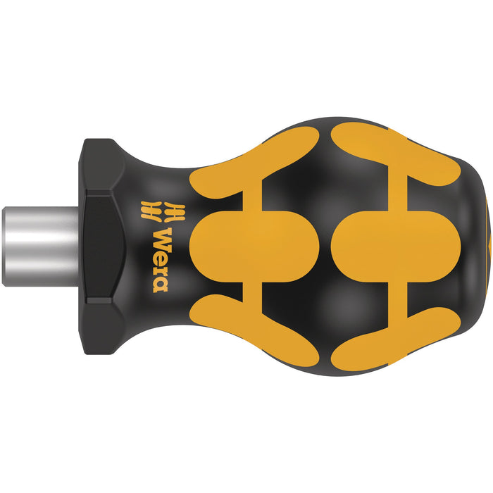 Wera 809/1 ESD Stubby Bitholding screwdriver, with retaining ring, 1/4" x 54 mm