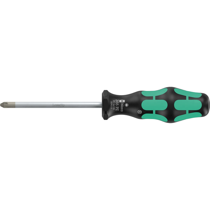 Wera 355 PZ Screwdriver for Pozidriv screws, PZ 2 x 100 mm