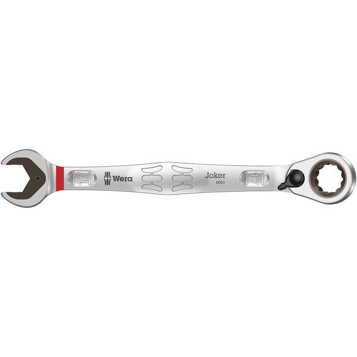 Wera 6001 Joker Switch Ratcheting combination wrench, with switch lever, 17 x 225 mm