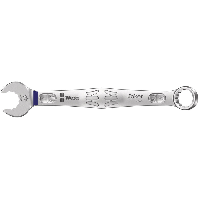 Wera 6003 Joker Combination wrench, Imperial, 7/16" x 135 mm
