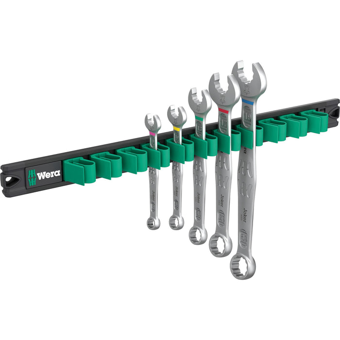 Wera 9641 Magnetic rail 6003 Joker 2 Ring spanner set, 5 pieces