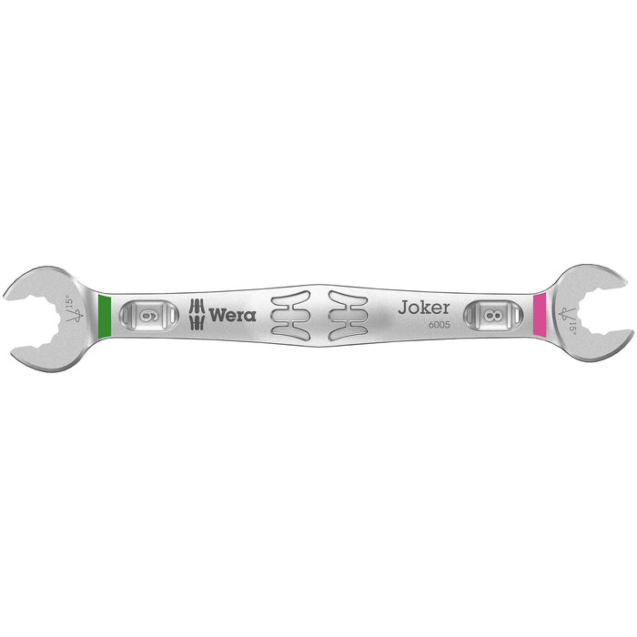 Wera 6005 Joker Double open end wrench, 8 x 9 x 122.2 mm