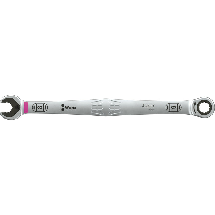 Wera 6007 Joker SB Ring ratchet spanner, long design, 8 x 180 mm