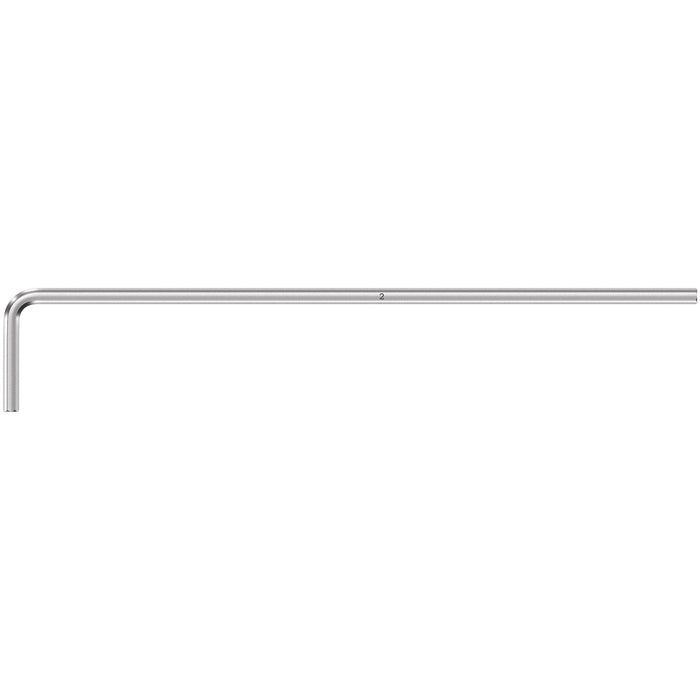 Wera 950 L L-key, metric, chrome-plated, 2 x 100 mm