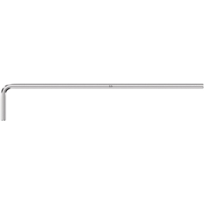 Wera 950 L L-key, metric, chrome-plated, 2.5 x 112 mm