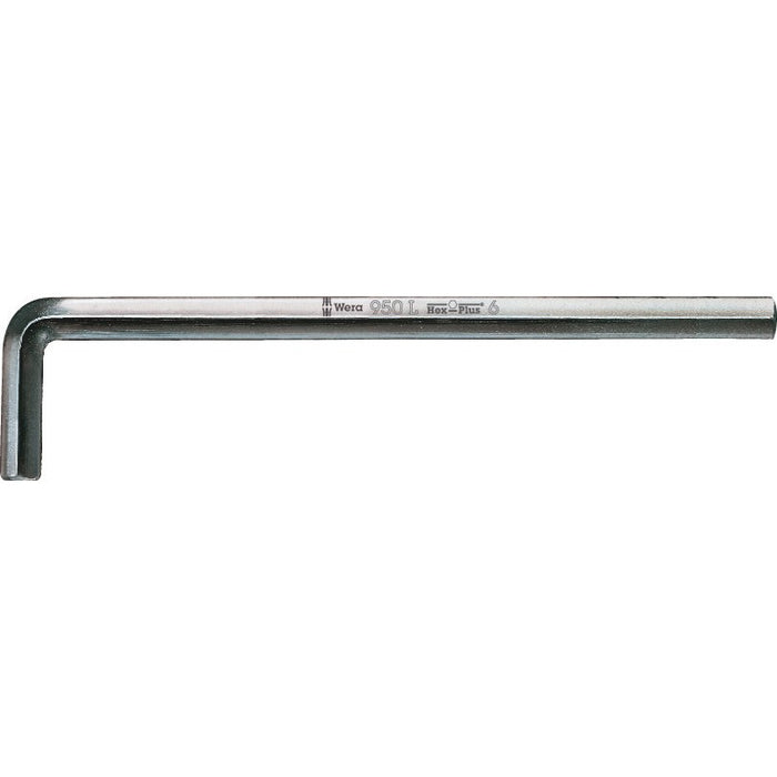 Wera 950 L L-key, metric, chrome-plated, 5 x 160 mm