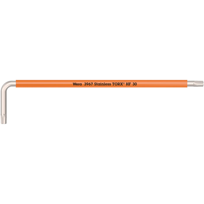 Wera 3967 SXL TORX® HF L-key Multicolour with holding function, long, stainless, TX 30