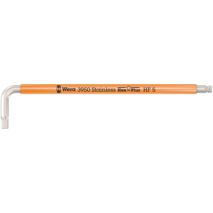 Wera 3950 SPKL Multicolour HF L-key, metric, stainless steel, with holding function, 5 x