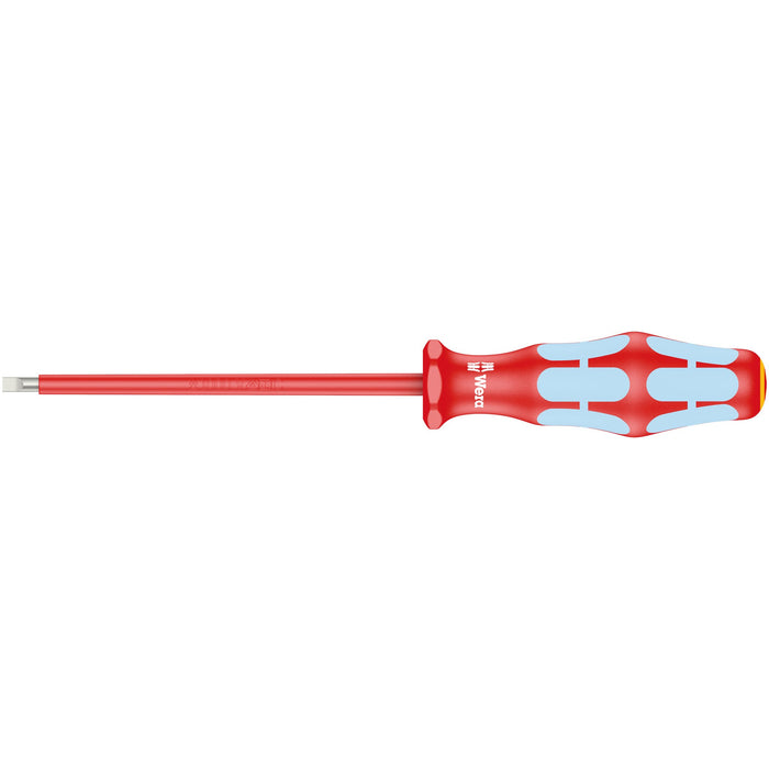 Wera 3160 i VDE Insulated screwdriver for slotted screws, stainless, 0.6 x 3.5 x 100 mm
