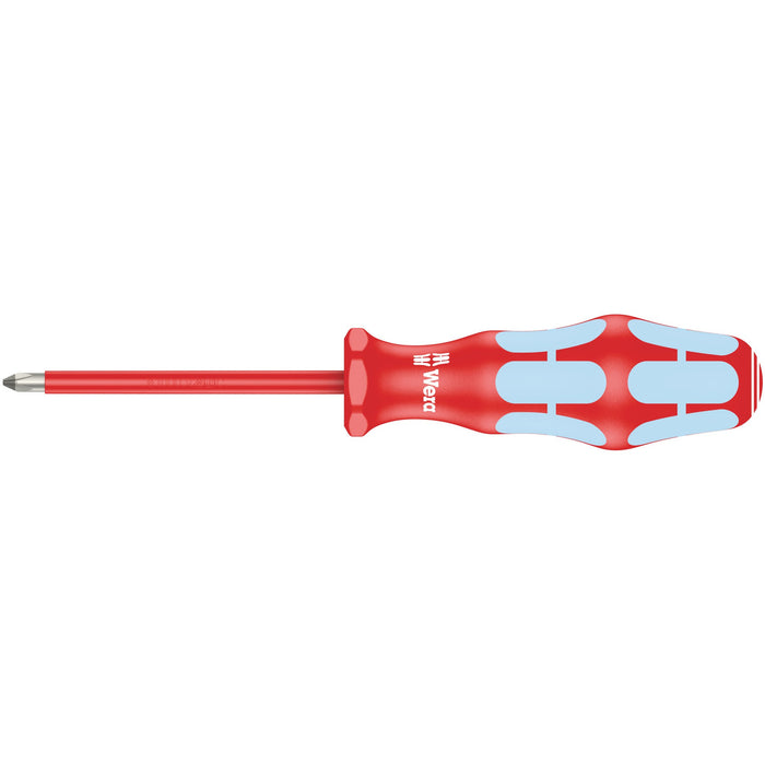 Wera 3162 i PH VDE Insulated screwdriver for Phillips screws, stainless, PH 1 x 80 mm