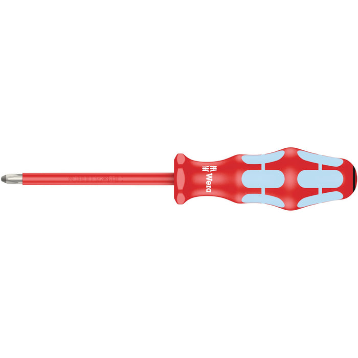 Wera 3165 i PZ VDE Insulated screwdriver for Pozidriv screws, stainless, PZ 1 x 80 mm