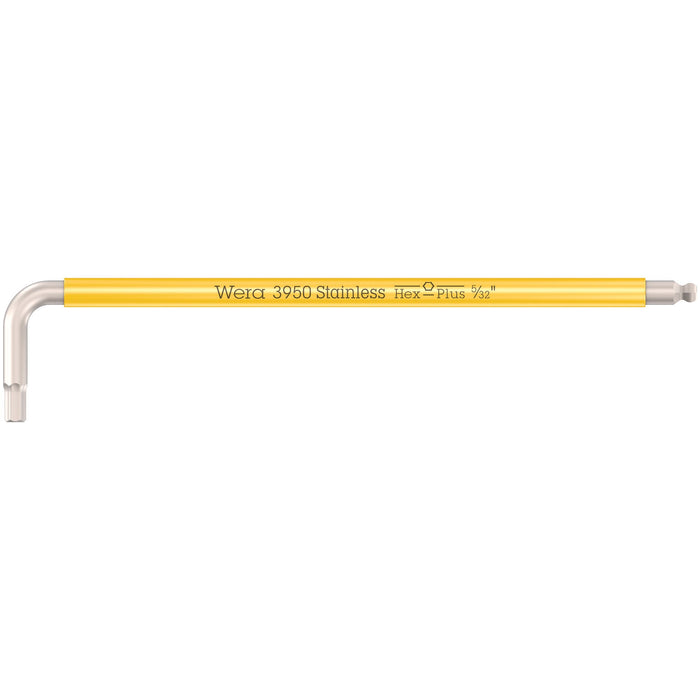 Wera 3950 SPKL Multicolour Imperial L-keys, imperial, stainless, 5/32" x 137 mm