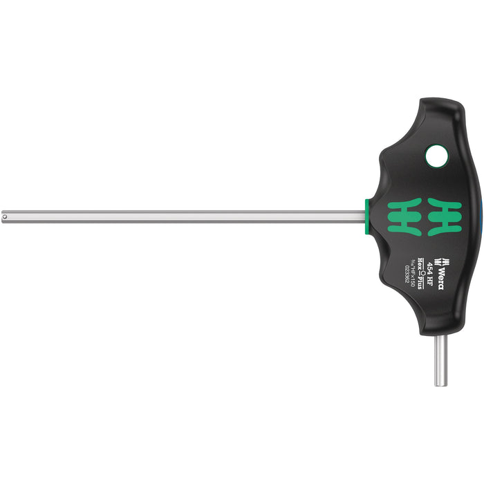 Wera 454 HF T-handle hexagon screwdriver Hex-Plus with holding function, imperial,