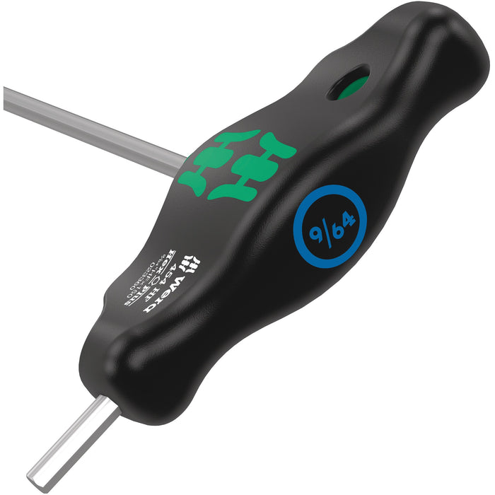 Wera 454 HF T-handle hexagon screwdriver Hex-Plus with holding function, imperial,