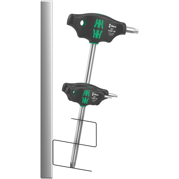 Wera 467/7 TORX® HF Set 2 Screwdriver set T-handle TORX® screwdrivers with holding