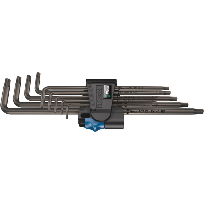 Wera 967/9 TX XL HF 1 L-key set with holding function, long, 9 pieces