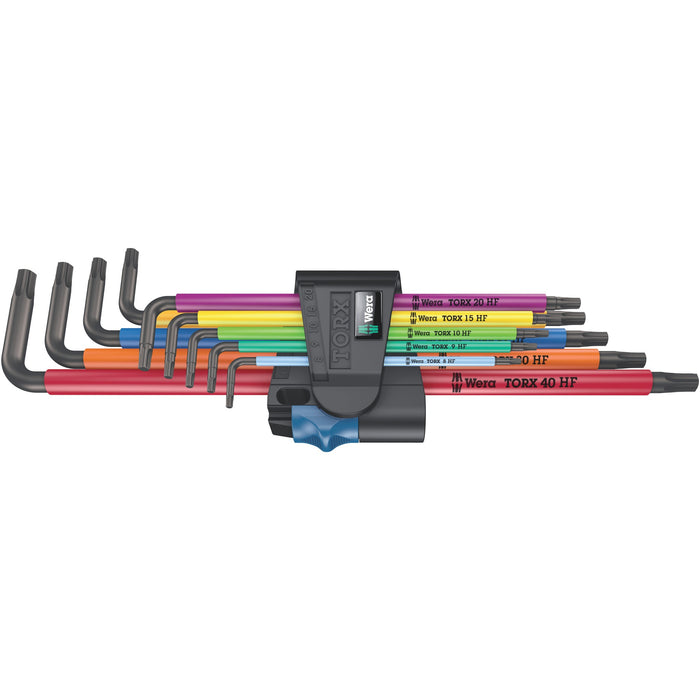 Wera 967/9 TX XL Multicolour HF 1 L-key set with holding function, long, 9 pieces