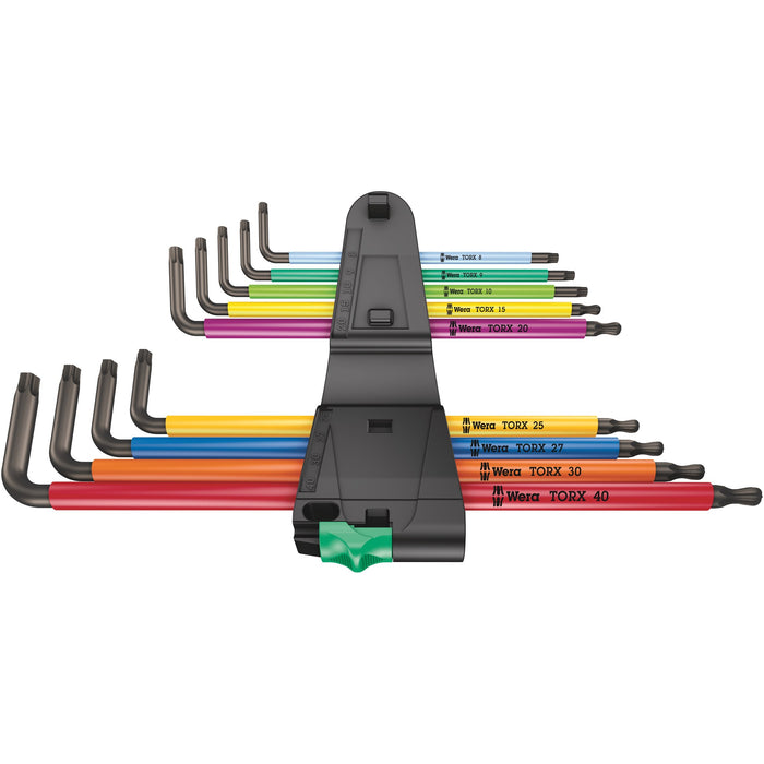 Wera 967/9 TX XL Multicolour 1 L-key set for TORX® screws, long, 9 pieces
