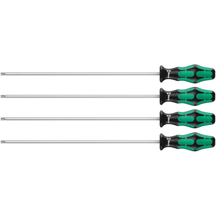 Wera 367/4 TORX® HF Kraftform Plus Screwdriver set with holding function and 300 mm-