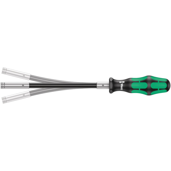 Wera 393 S Bitholding screwdriver extra slim with flexible shaft, 1/4" x 173.5 mm