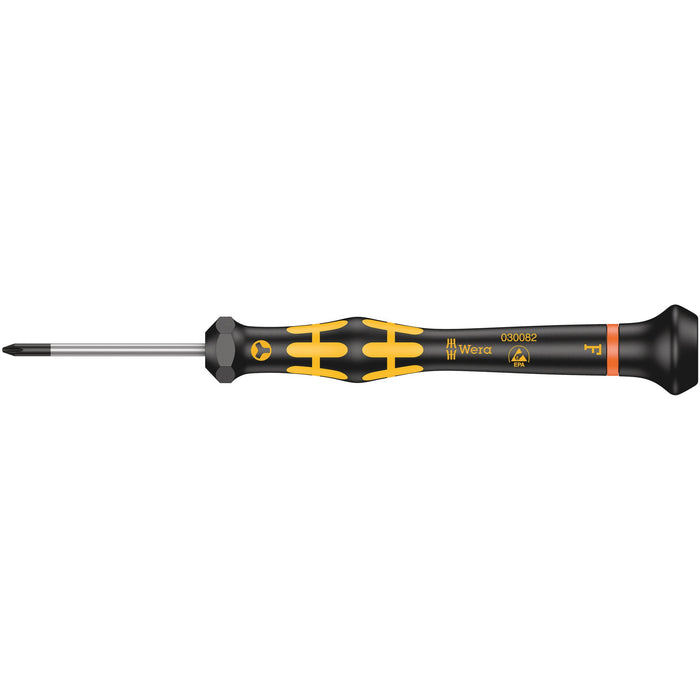 Wera 1572 ESD Kraftform Micro screwdriver for Microstix® screws, F x 40 mm