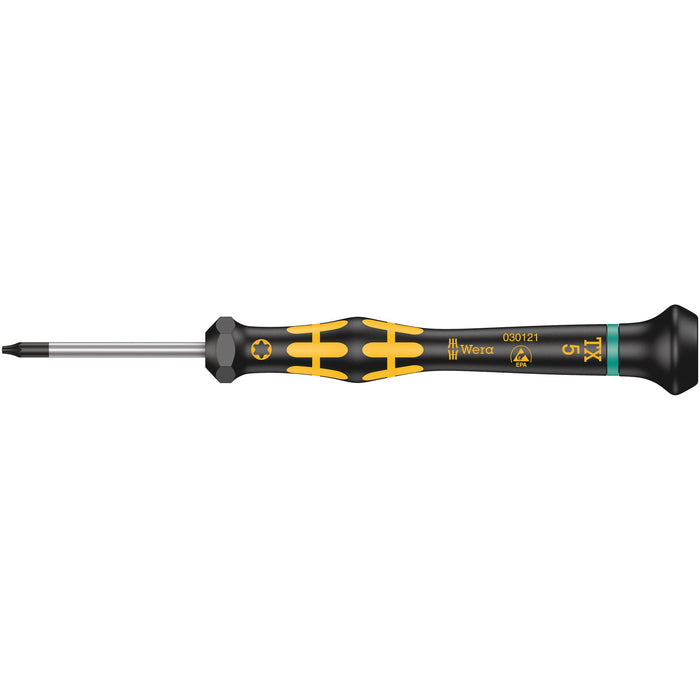 Wera 1567 TORX® ESD Kraftform Micro screwdriver for TORX® screws, TX 5 x 40 mm
