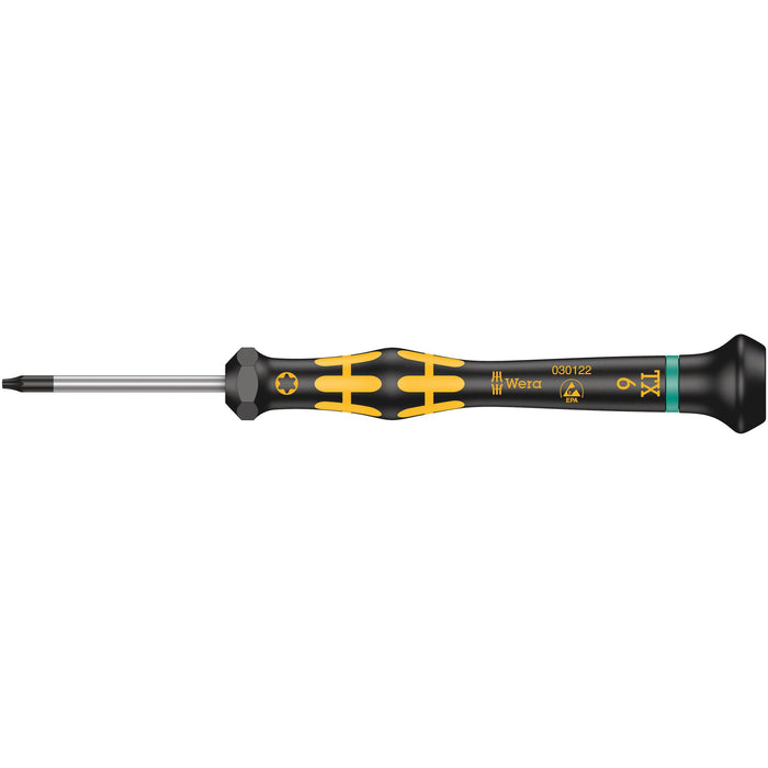 Wera 1567 TORX® ESD Kraftform Micro screwdriver for TORX® screws, TX 6 x 40 mm