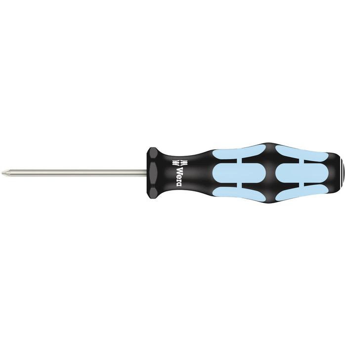Wera 3355 PZ Screwdriver for Pozidriv screws, stainless, PZ 0 x 60 mm