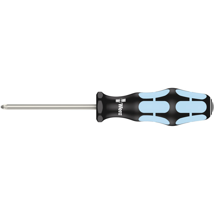 Wera 3355 PZ Screwdriver for Pozidriv screws, stainless, PZ 1 x 80 mm