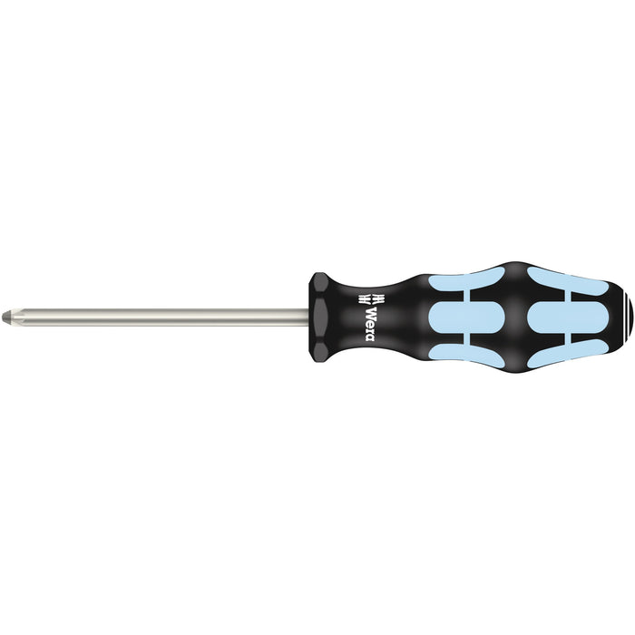 Wera 3355 PZ Screwdriver for Pozidriv screws, stainless, PZ 2 x 100 mm