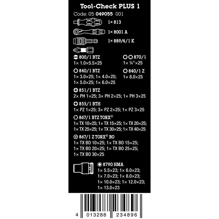 Wera Tool-Check PLUS 1, 39 pieces