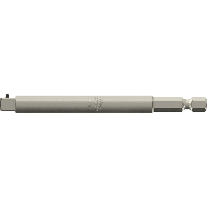 Wera 870/4 Adaptor, machine-operated nut spinner sockets, 1/4" x 100 mm