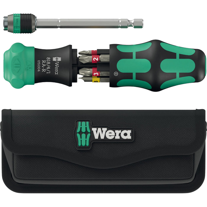 Wera Kraftform Kompakt 25 RA-R with pouch, 6 pieces