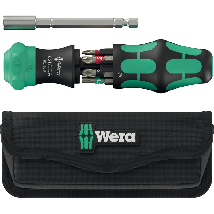 Wera Kraftform Kompakt 28 RA with pouch, 6 pieces